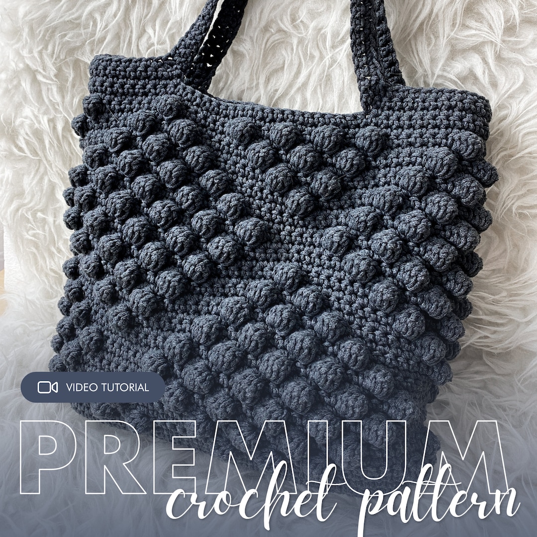 無料配送 ◆clor ◆ CROCHET SHOPPER BAG バッグ Crochet Pattern Bag / Shopper / Tote STAR / Bag With Stars