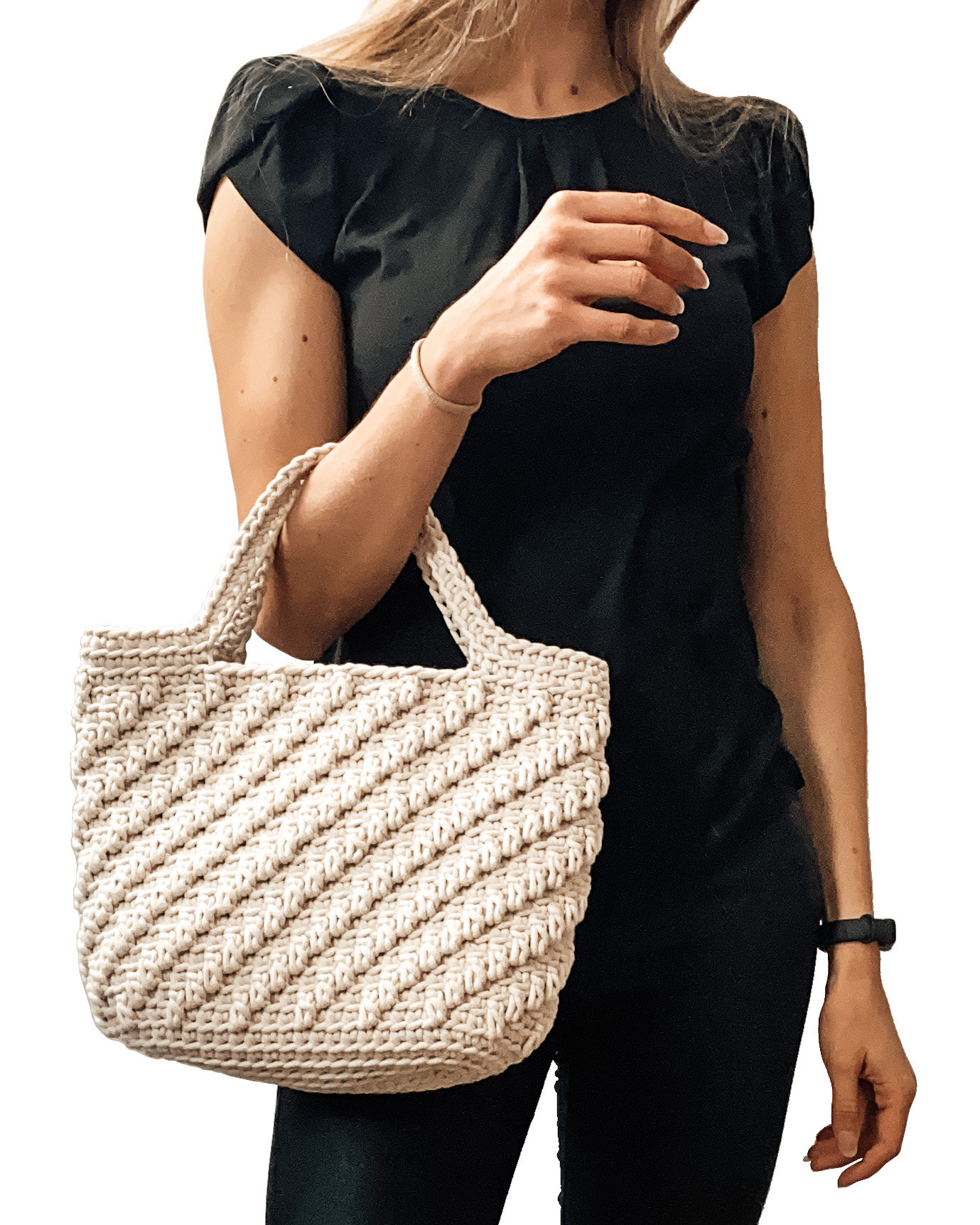 Crochet Round Bag PATTERN Pdf With Video Tutorial & Diagrams Etsy