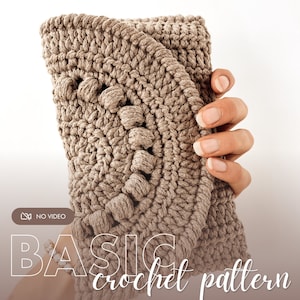 Crochet Purse PDF PATTERN - small crochet bag - crochet clutch | ENGLISH version