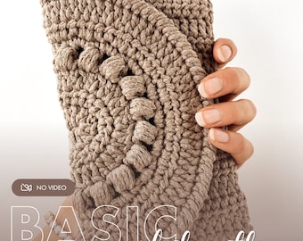 Crochet Purse PDF PATTERN - small crochet bag - crochet clutch | ENGLISH version