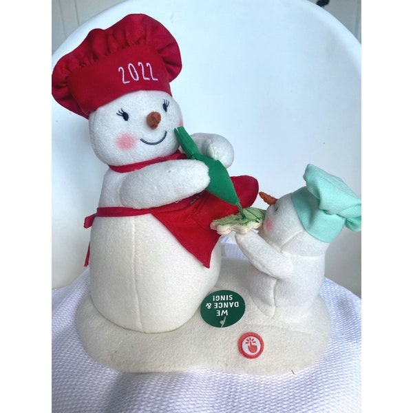 Hallmark Animated Snowman Etsy