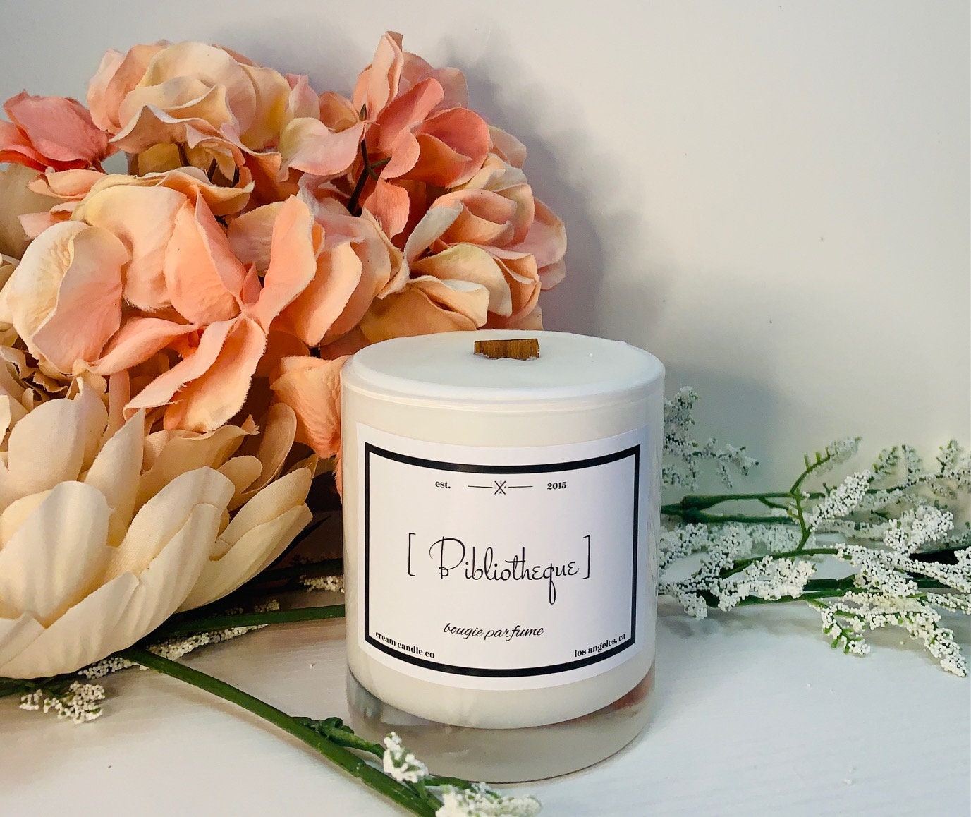 Byredo Bibliotheque Scented Inspired Soy Candle Wood Wick Gift Idea Home Decor 10 Oz Etsy