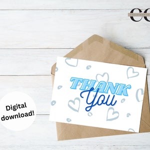 Printable Thank You Card
