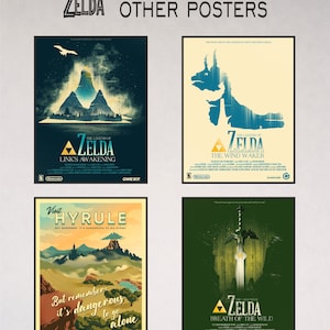 Zelda Wall Art Prints Lost Woods Poster Legend of Zelda Posters Breath ...