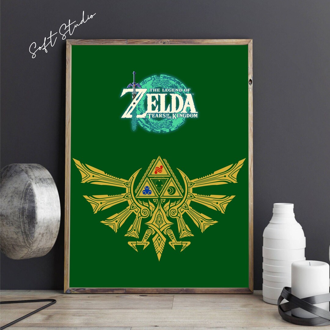 Tears of the Kingdom Zelda Wall Art Prints Legend of Zelda Posters