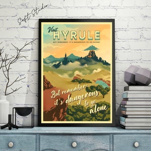 Legend of Zelda Posters Breath of the Wild Posters Zelda Wall Art ...