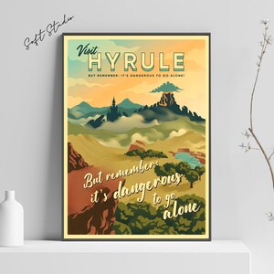 Legend of Zelda Posters Breath of the Wild Posters Zelda Wall Art ...