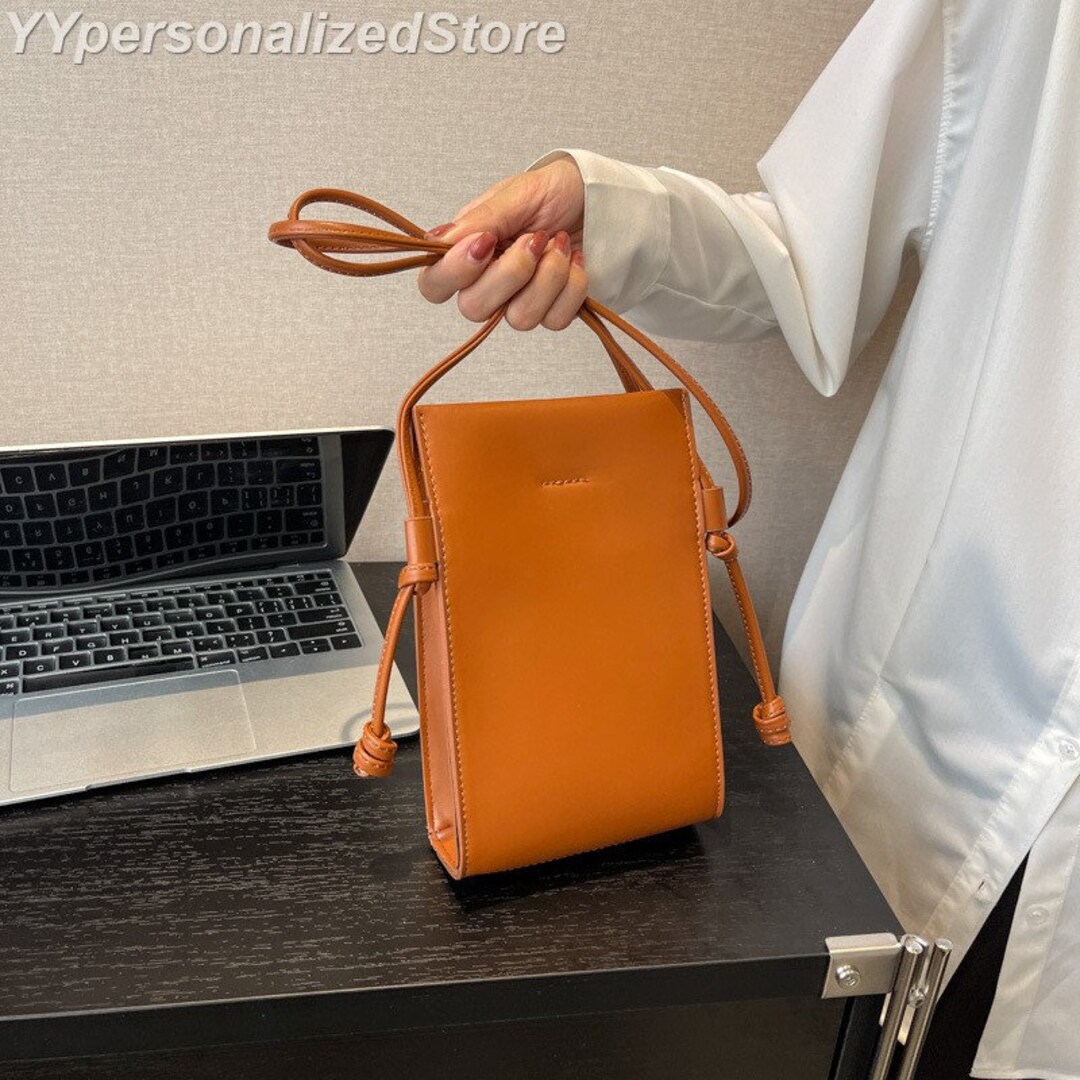 Small Vegan Leather Crossbody Bag Sling Shoulder Bag Etsy