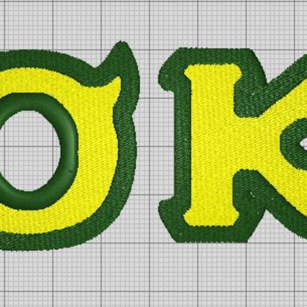 Monsters University Embroidery Design, Monsters Inc Embroidery Design, File OOZMA KAPPA Embroidery Machine File