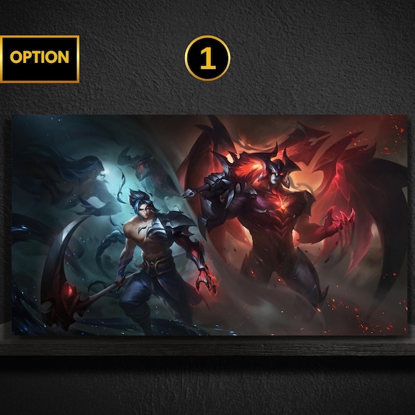 Kayn League Of Legends Lol Poster Canvas Wall Art Decor Jongens Kamer Decor Fans Geschenken Kamer Gamer Room Decor Video Skin Arts Yone Aatrox Bringer