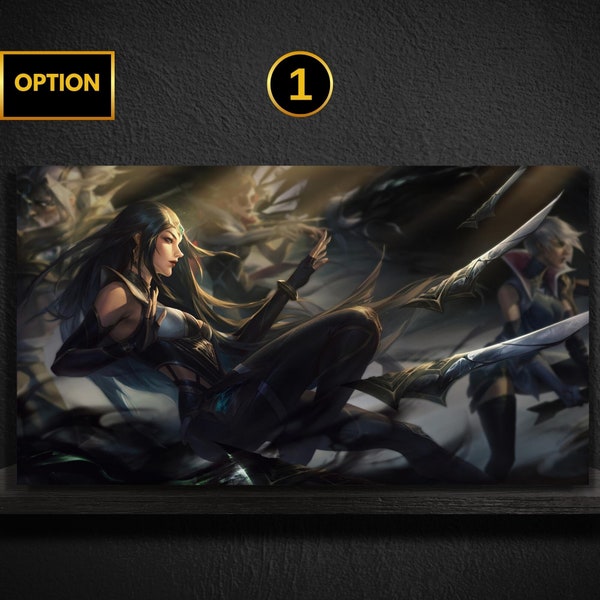 Irelia League Of Legends Lol Poster Canvas Wall Art Decor Jongens Kamer Decor Fans Geschenken Kamer Gamer Room Decor Video Sion Akali Awaken Skin Arts