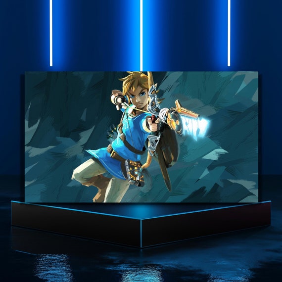 Legend of Zelda Art Print Zelda Wall Decor Zelda Home Decor Etsy