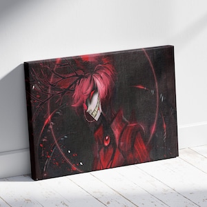 Optional Alastor Poster Alastor Canvas Rosie Lucifer Hazbin Hotel Art Demon Character Design Cartoon Canvas Print Wiki Inspired Art Fan