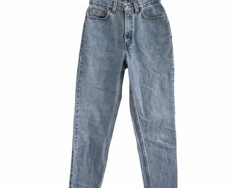 Vtg 90's LEVI'S 512 Blue Jeans  Size 6 Women's Straight Leg Medium Wash Slim Fit