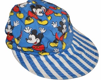 Rare Vintage 80s Disney Mickey Hat. Adult. Fresh Caps A Drea Pearson Company
