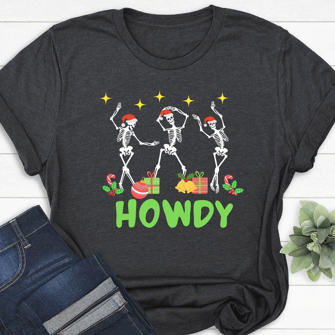 Dancing Skeleton Plus Size Christmas Sweatshirt Xmas Party - Etsy