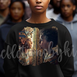 Ancient Egyptian reflection PNG, Black boy png, Black Male, Digital Clipart, Black clip art, African Youth PNG, Clip art #Reflection