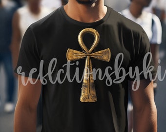 Or Ankh PNG, PNG de l'Égypte ancienne, Clipart numérique, vie clip art, PNG mystique, clipart