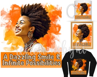 Clipart afro-américain, Clipart fille noire, Clipart femme noire, #Dazzling Smile