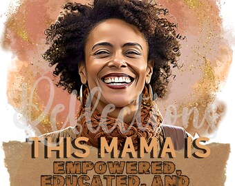 Clipart afro-américain, Clipart fille noire, Clipart femme noire, #Empowered Mama