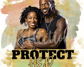 Fille noire SVG, SVG femme noire, SVG afro-américain, clipart fille noire, couple noir afro-américain, # la protéger