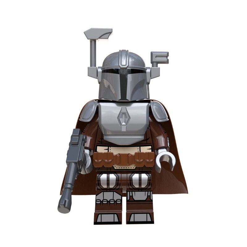 Din Djarin beskar Armour Custom Star Wars Minifigure Clone Etsy