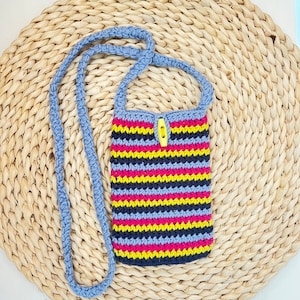 Mobile Phone Case, Crochet Phone Case, Crossbody Phone Bag, Mobile Phone Bag,