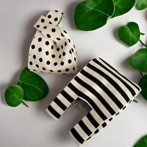 Mode handgefertigte Strickhandtasche, Mini-Knoten-Handgelenktasche, koreanische Casual-Tasche, wiederverwendbare Einkaufstasche, einzigartiges Geschenk für sie