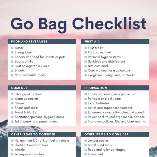 Car Checklist Etsy