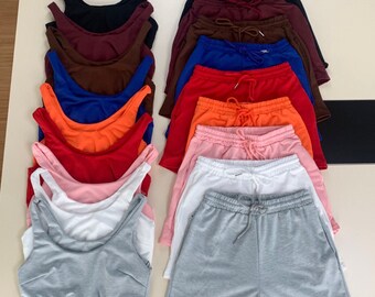 Nike Crop Top and Shorts - Etsy