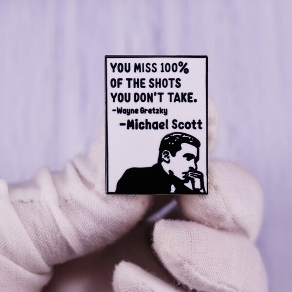 The Office Enamel Pin Etsy