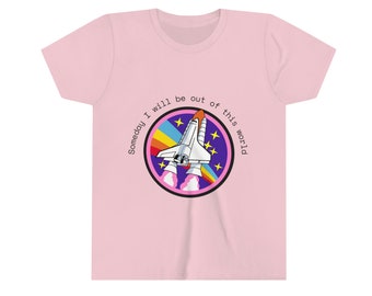 Someday I Will Be Out of This World Girls in Science Tshirt Tee STEM