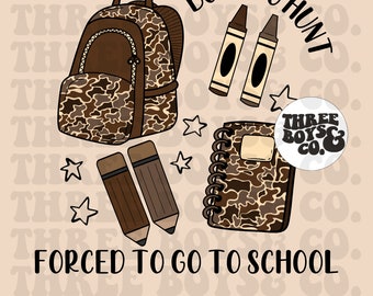 born to hunt png | back to school png | boy png | hunting png