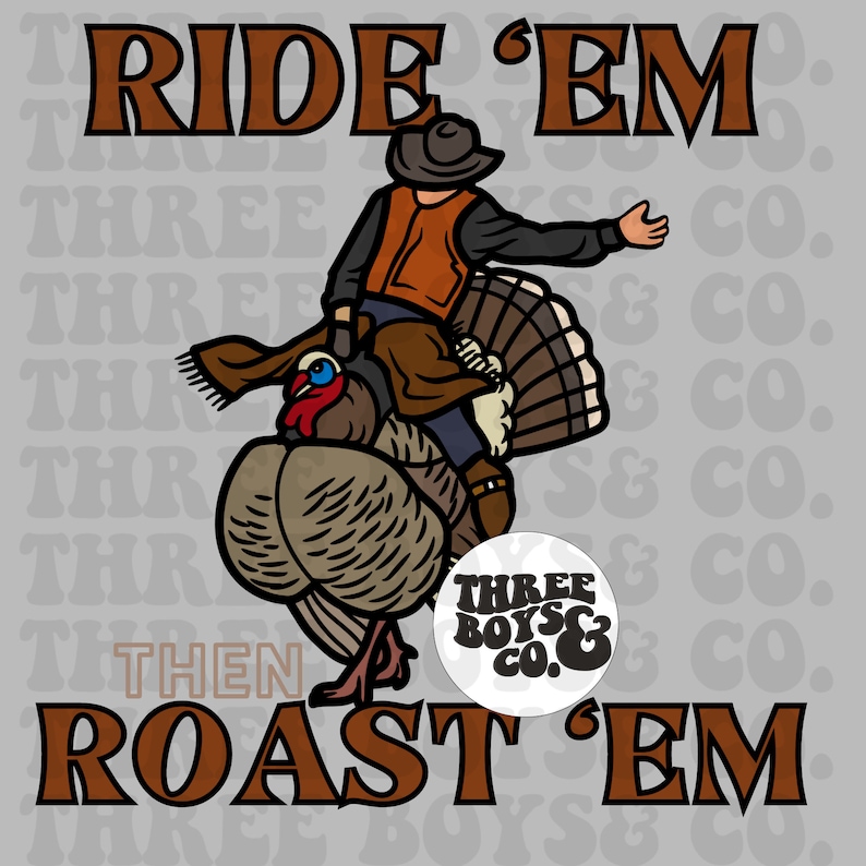 Cowboy Riding Turkey Buckin Turkey Png | Western Png | Thanksgiving Png | Holiday Png - Etsy