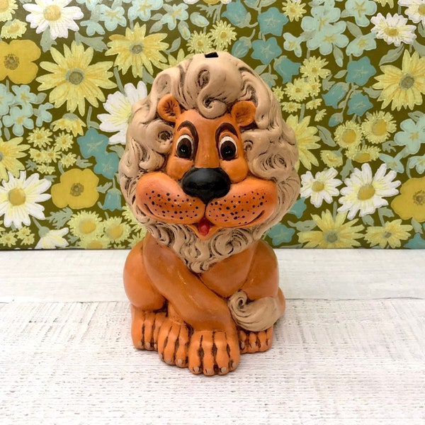 Vintage Atlantic Mold Lion Bank