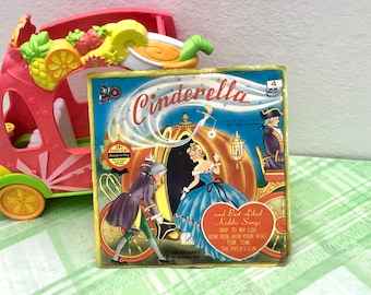 1953 Cricket Records ‘Cinderella’ with Full Cast Orchestra 45 RPM Record