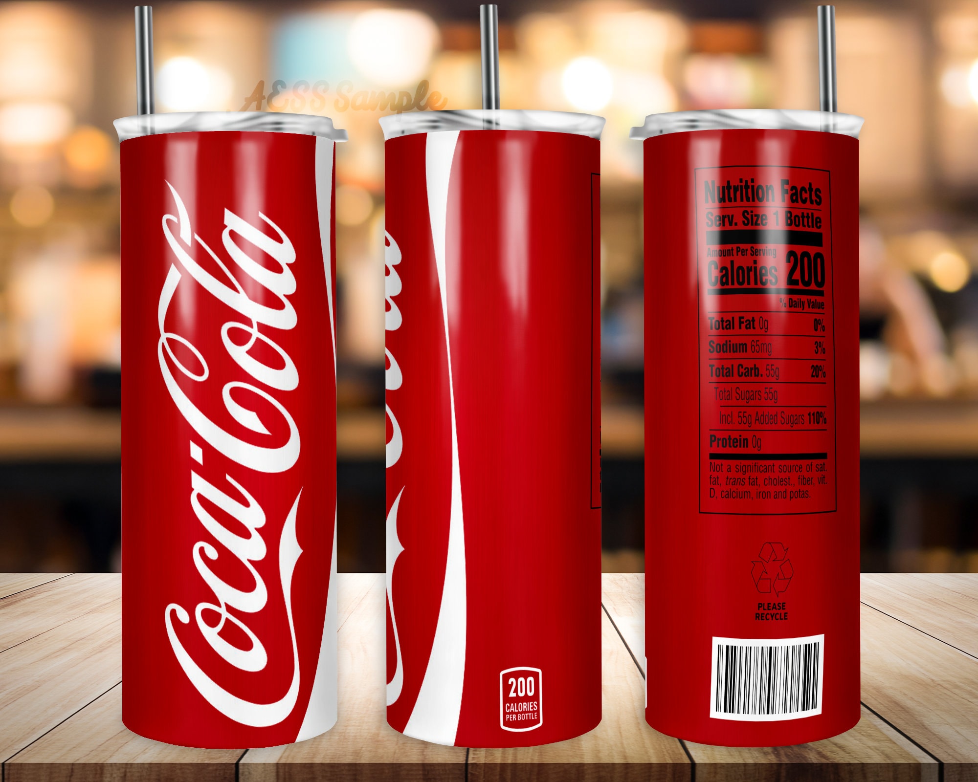 Soft Drink Novelty Tumbler Design 20oz Tumblers Tumbler Etsy