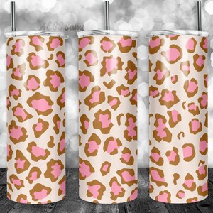 Leopard Becher Design | 20oz Becher | Becher wrap | Tumbler Designs | PNG Sublimation Design | Mexikanische | Animal Print | Leopard Print