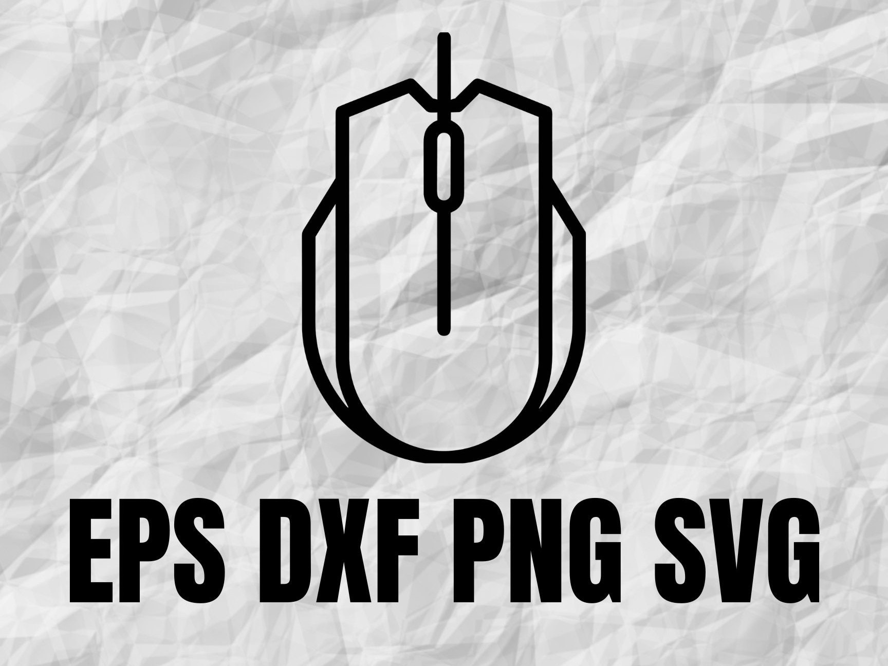 Mouse Design | Eps Dxf Png Svg | Great for T-shirts, Decals, Stickers ...