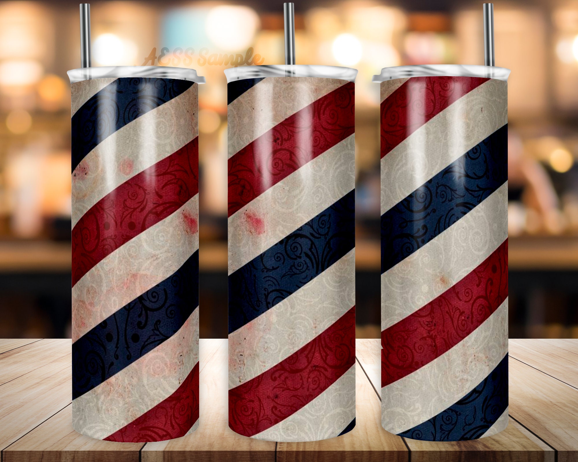 Barber Pole Cup - Etsy