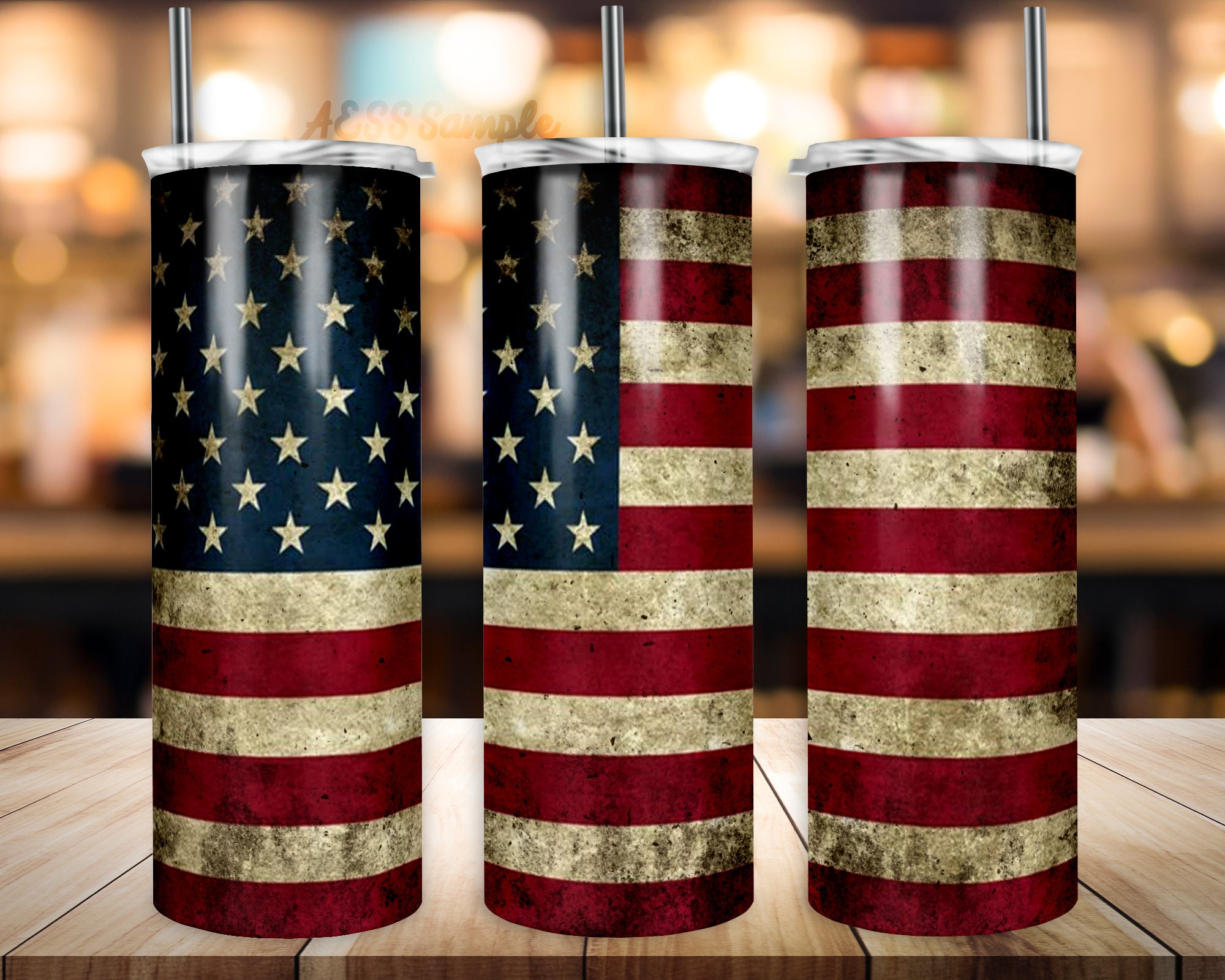 American Flag Cup Set Graphic by Artistic Impressions · Creative