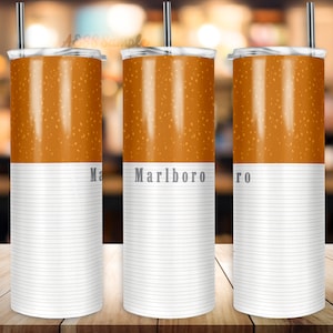 Cigarette Tumbler Design | 20oz Tumblers | Tumbler Wrap | Tumbler Designs | PNG Sublimation Design | Red