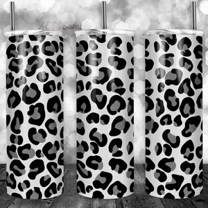 Leopard Becher Design | 20oz Becher | Becher wrap | Tumbler Designs | PNG Sublimation Design | Mexikanische | Animal Print | Leopard Print