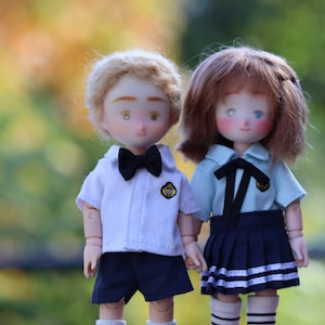 OOAK doll/OB11 doll/Unique doll/Obitsu 11 doll/Designer doll/Handmade doll/gift for doll collector/shoeboxdolls/full set doll/David