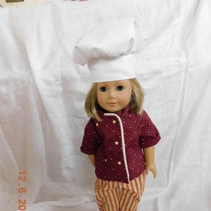 Chef Outfit fits American Girl Dolls