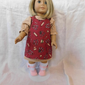 Doll Dress and Apron fits American Girl Doll