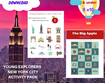 Young Explorer New York City Kids Activity Sheets