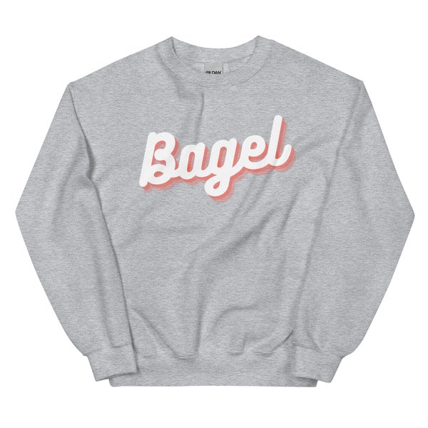 Bagel Food Sweater, Funny Sweater, Gift for Foodies, Food Gift