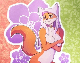 Maid Marian - Flower Girl 5" Vinyl Sticker