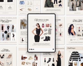 LTK Fashion Template, Social Media Template, Instagram Fashion Templates,  LTK Fashion Social Media, Blogger Template, Editable Social Pack
